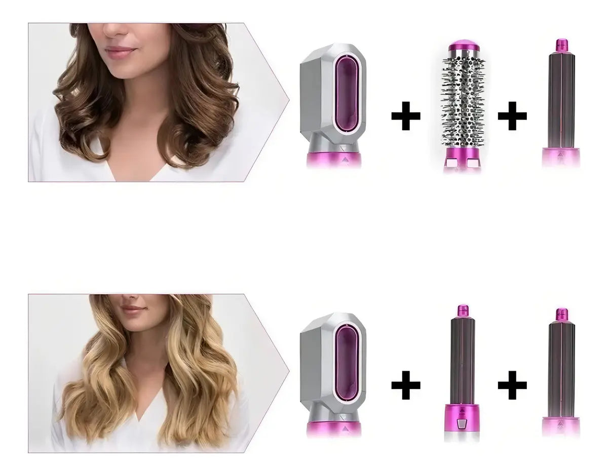 Cepillo Secador y Moldeador 5 en 1 Hot Air Styler – Alisador, Rizador y Voluminizador